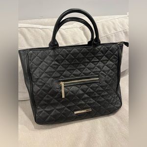 Jack French Black Leather Tote